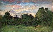 Charles-Francois Daubigny Landscape oil painting reproduction